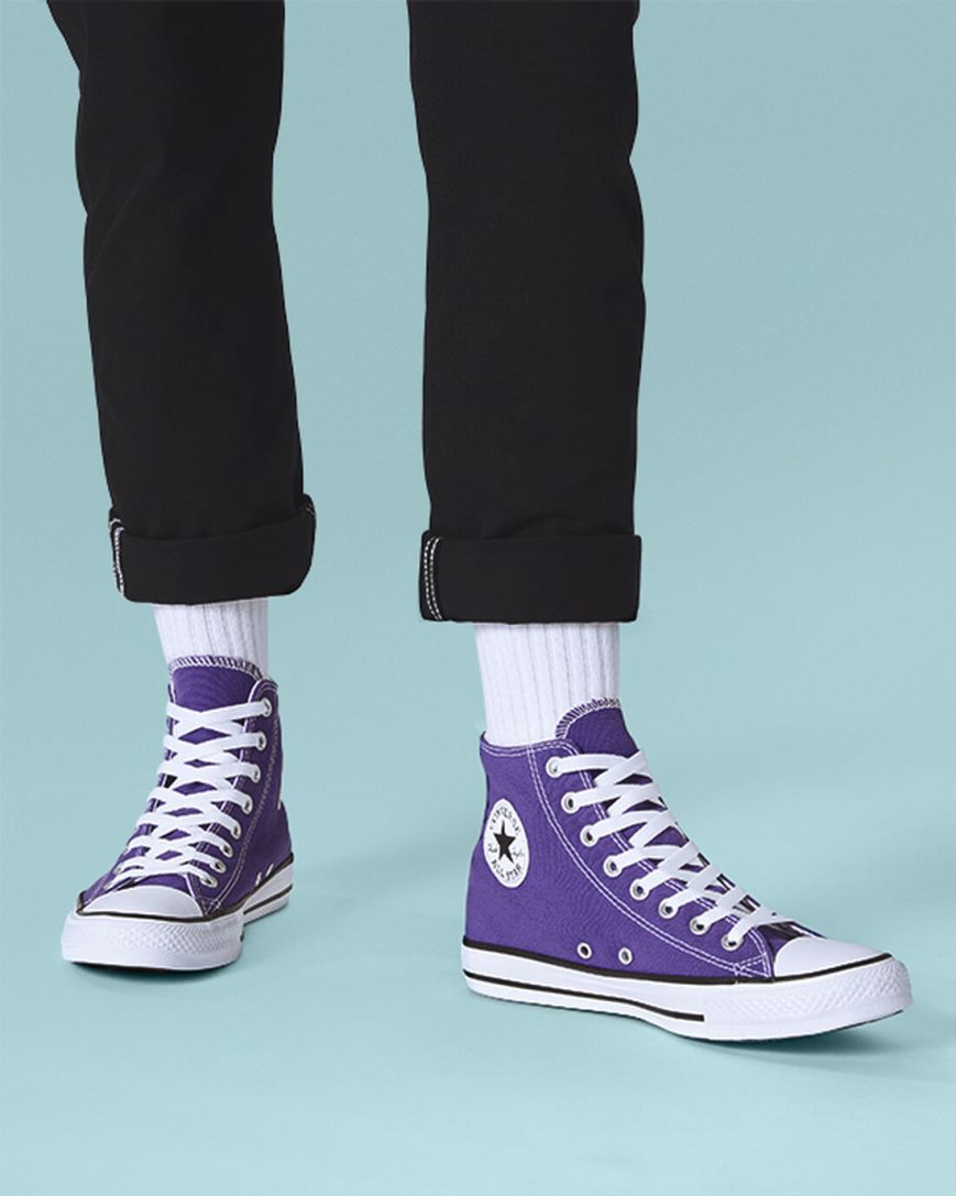 Tenisi Inalti Barbati Converse Chuck Taylor All Star Clasici Violet | RO VEGAJ578